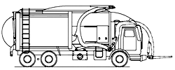 Illustration d'&eacute;quipement de compactage &agrave; chargement avant