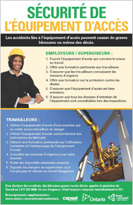 Affiche&nbsp;: S&eacute;curit&eacute; mini&egrave;re
