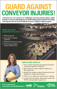Poster: Guard Against Conveyor Injuries