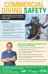 Poster: Commercial Diving Safety