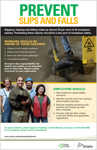 Poster: Prevent Slips and Falls