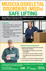 Poster: Safe Lifting