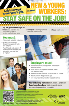 Poster: New and Young Workers: Stay Safe on the Job