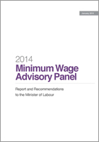 2014 Minimum Wage Advisory Panel: Report and Recommendations